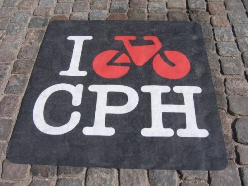 Love cycling logo